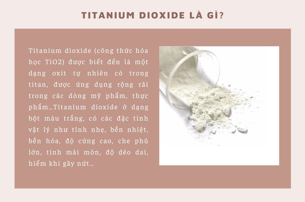 Titanium dioxide: Công dụng trong mỹ phẩm - Bio cosmetics Mỹ Phẩm Sạch